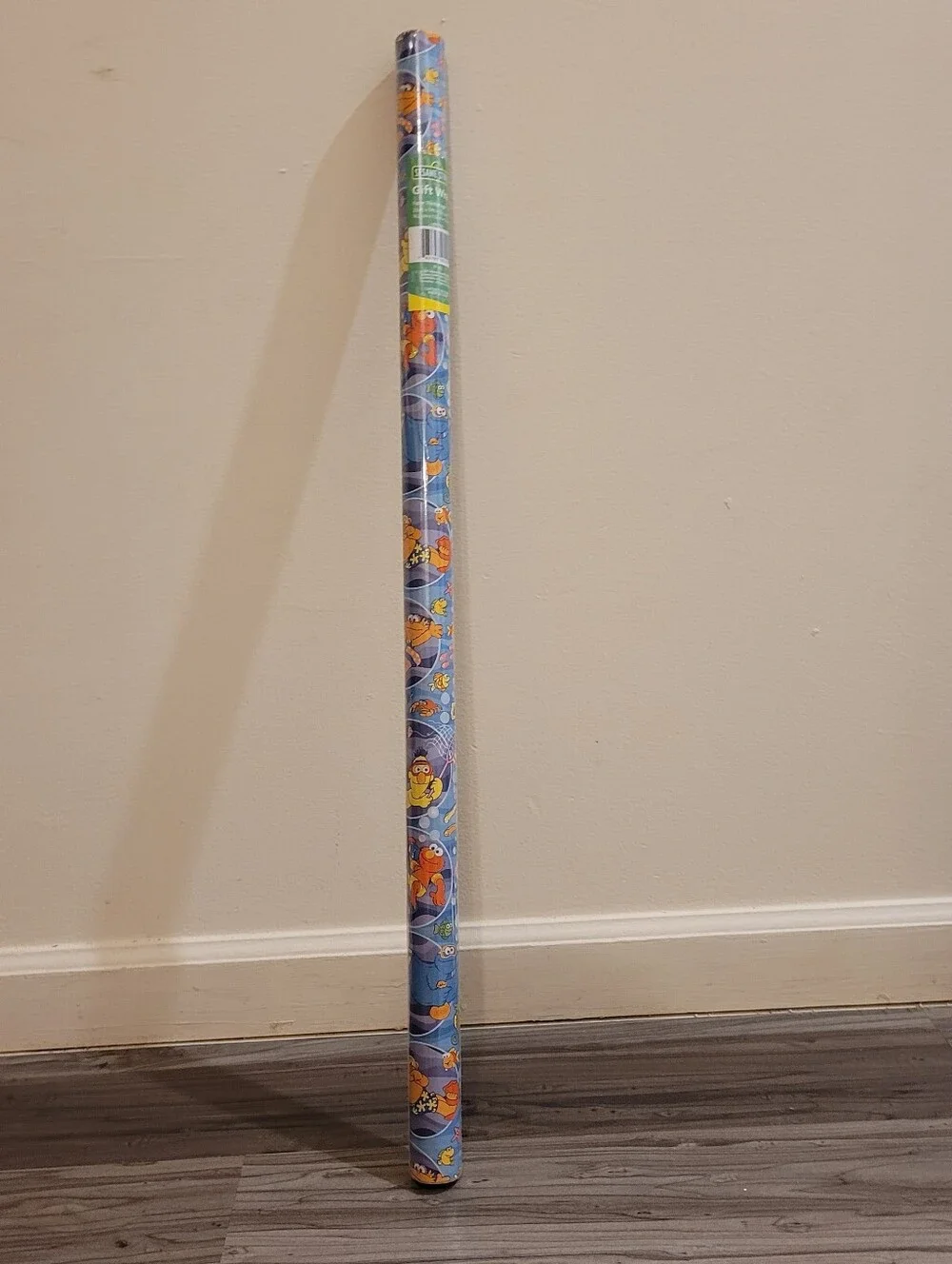 Vintage Sesame Street Gift Wrap Baby Elmo Sealed Present